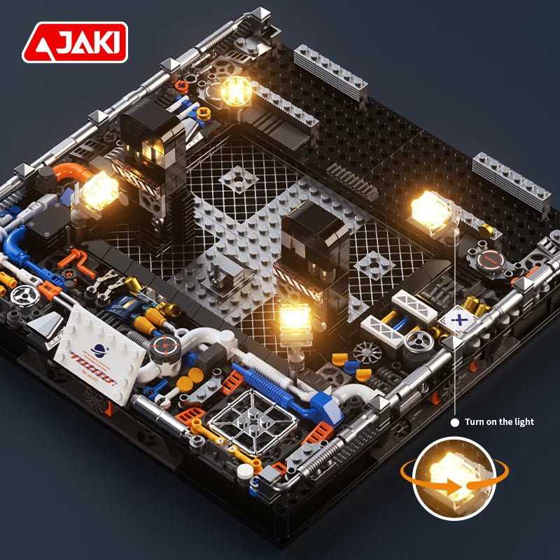 JAKI-8513 Space rocket Space shuttle to explore the moon Space rocket build model adult children's building blocks toy